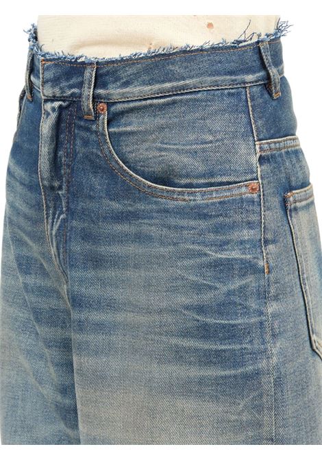 wide leg jeans woman blue MM6 MAISON MARGIELA | S52LA0266 M30017962